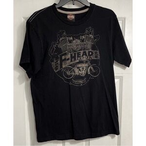 Harley-Davidson Black Graphic T-Shirt for Men